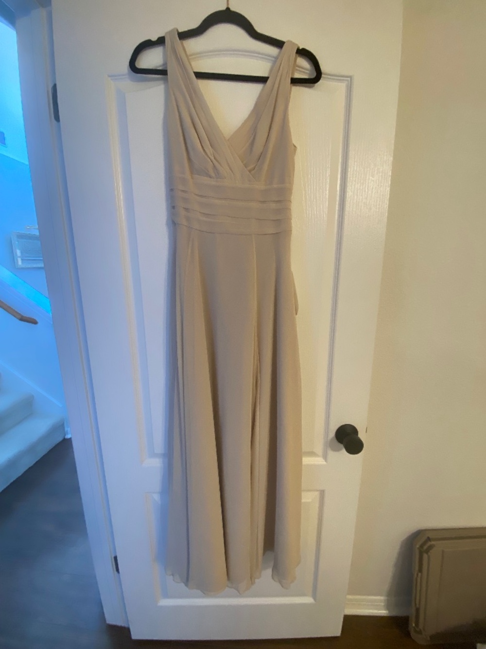 David’s Bridal Blush Bridesmaid Dress